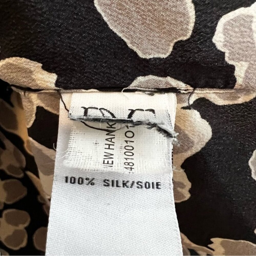 Diane Von Furstenberg silk hanky blouse oversized fit size S excellent condition - Picture 8 of 10